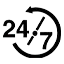 24x7 support